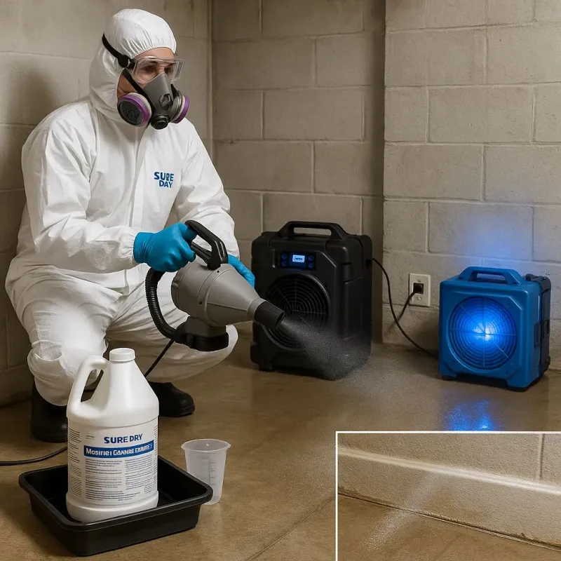 Sanitization and Odor Removal process in Willoughby Hills, OH