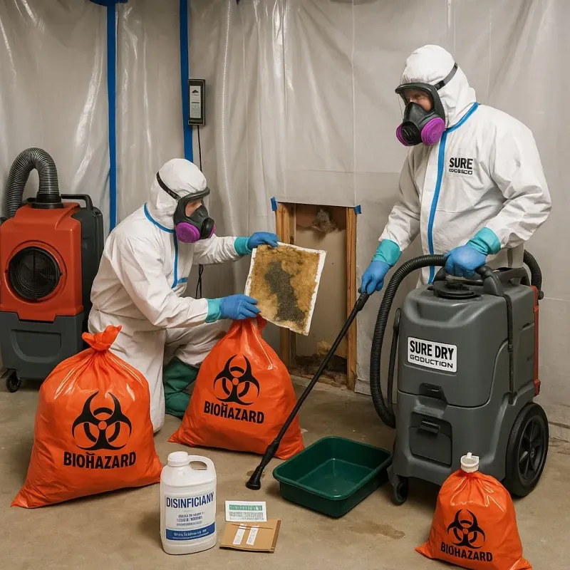 Contaminated Water Handling Protocols process in Willoughby Hills, OH